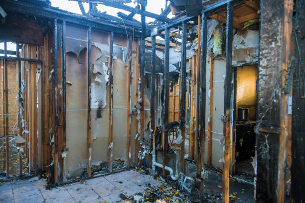 Professional Fire Damage Restoration technician working in Fort Belvoir, VA